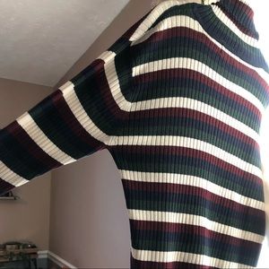 Striped Turtleneck